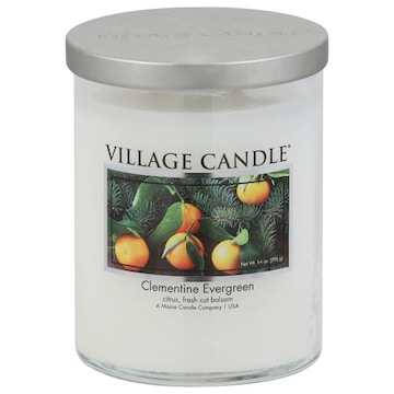 Village Candle Candle, Clementine Evergreen