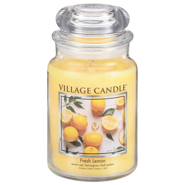 Village Candle Candle, Fresh Lemon, Limited Edition Publix Super Markets