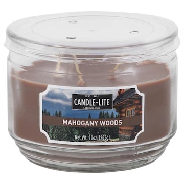 Candle-Lite Candle, Mahogany Woods