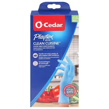 O-Cedar Playtex Gloves, Clean Cuisine, Food Prep Disposables, 100 Pack