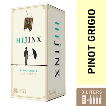 Hi jinx Cellars California Pinot Grigio White Wine 3L