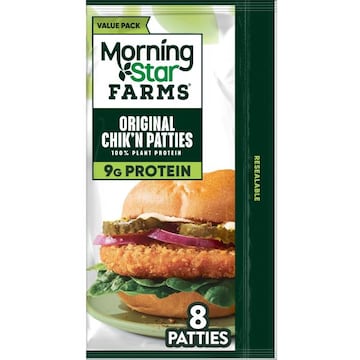 MorningStar Farms Plant Based Chik'n Patties Original, Vegan Meat