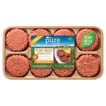Pure Farmland Breakfast Patties, Plant-Based, Maple