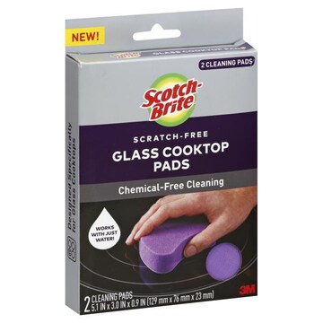 Scotch Brite Glass Cooktop Pads, Scratch-Free
