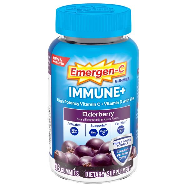 Emergen-C Immune+, High Potency Vitamin C + Vitamin D with