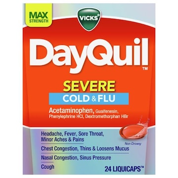 Vicks DayQuil Severe Max Strength Liquicaps Cold & Flu
