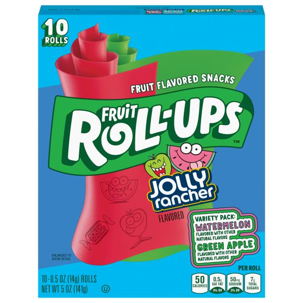 Fruit Roll-Ups Jolly Rancher Flavored Fruit Flavored Snacks