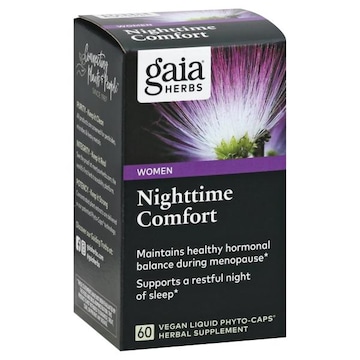 Gaia Herbs Nightime Comfort, Women, Vegan Liquid Phyto-Caps