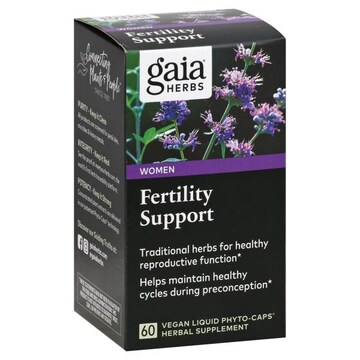 Gaia Herbs Fertility Support, Women, Vegan Liquid Phyto-Caps