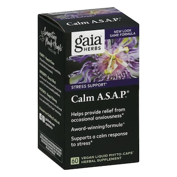 Gaia Herbs Calm ASAP, Vegan Liquid Phyto-Caps