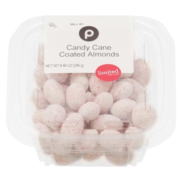 Publix Candy Cane Coated Almonds