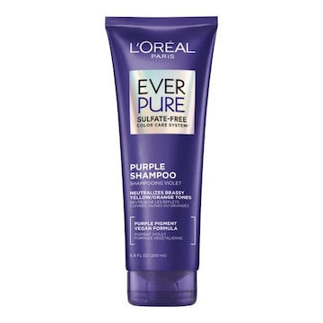L'Oreal Paris EverPure Sulfate Free Purple Shampoo, Toning Blonde Bleached Hair