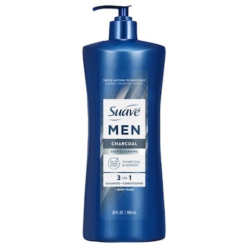 Suave Professionals Men 3n1 Shampoo, Charcoal