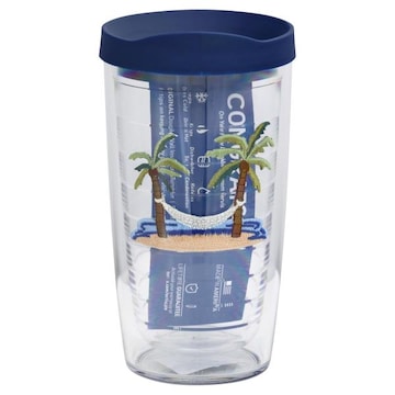 Tervis Tumbler, Palm and Hammock, 16 Ounce