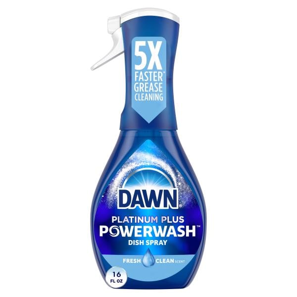 Dawn PLATINUM PLUS POWERWASH Spray, Dish Soap, Fresh, 1 Starter
