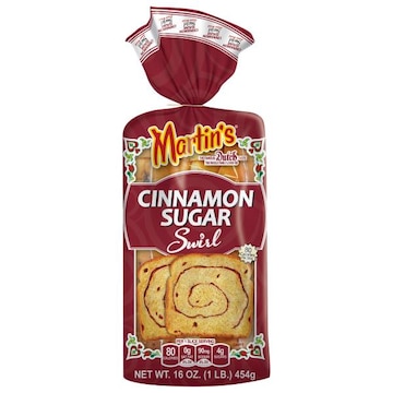 Martin's Potato Bread, Swirl, Cinnamon-Sugar