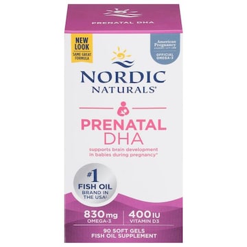 Nordic Naturals Prenatal DHA, 830 mg, Soft Gels