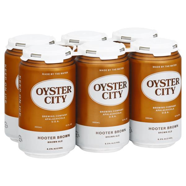 Oyster City Beer, Brown Ale, Hooter Publix Super Markets