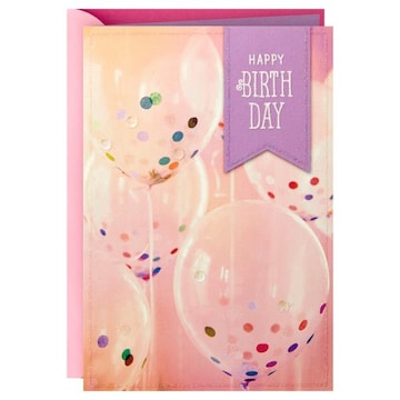 Hallmark Birthday Card (Confetti Balloons) #13