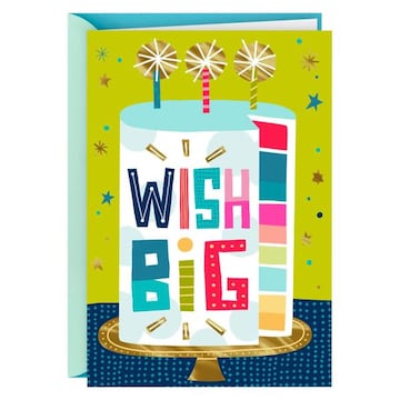 Hallmark Personalized Video Birthday Card, Wish Big (Record Your Own Video Greeting) #18