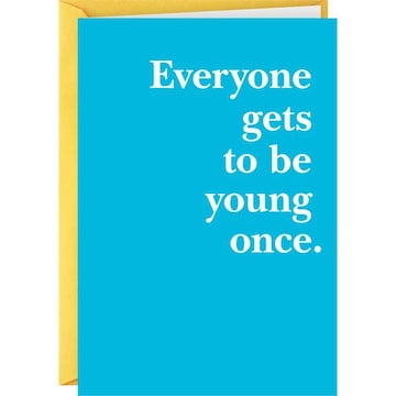 Hallmark Shoebox Funny Birthday Card (Young Once) #19