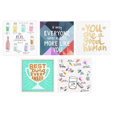 Hallmark Hallmark Good Mail Blank Cards Assortment (5 Cards with Envelopes) #3