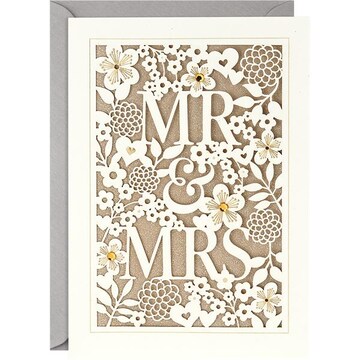 Hallmark Wedding Card (Mr. & Mrs.)