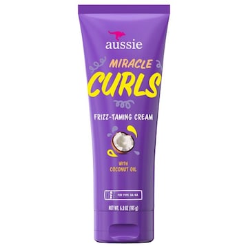 Aussie Miracle Curls Frizz-Taming Cream, with Coconut Oil