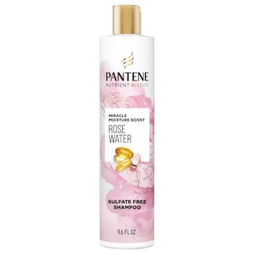 Pantene Nutrient Blends Miracle Moisture Boost Sulfate Free Rose Water Shampoo