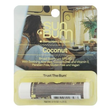 Sun Bum Sunscreen Lip Balm, Coconut, Broad Spectrum SPF 30