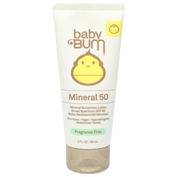 Baby Bum Sunscreen Lotion, Mineral, Broad Spectrum SPF 50