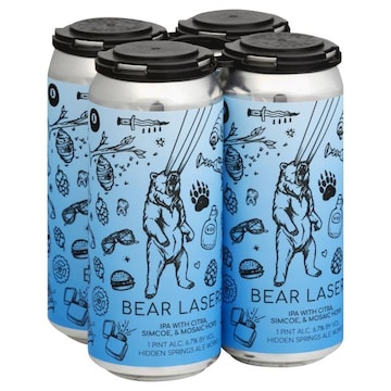 Hidden Springs Ale Works Beer, Bear Lasers