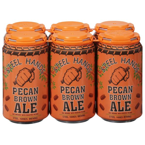 Steel Hands Brewing Beer, Brown Ale, Pecan, 6 Pack Publix Super Markets