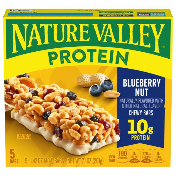 Nature Valley Chewy Bars, Protein, Blueberry Nut | Publix Super Markets