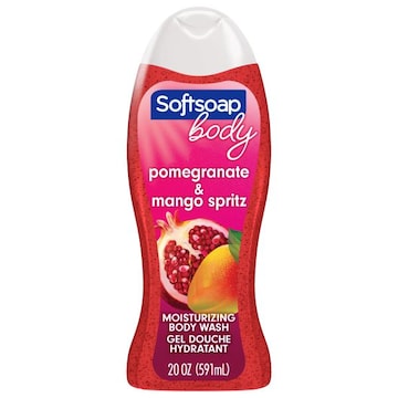 Softsoap Moisturizing Body Wash, Juicy Pomegranate and Mango