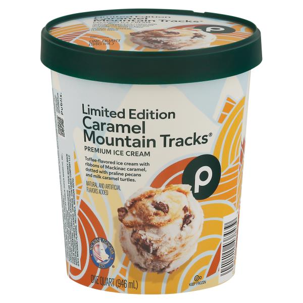 Publix Ice Cream, Premium, Caramel Mountain Tracks Publix Super Markets