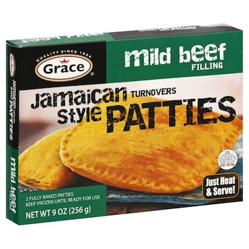Grace Patties, Fully Baked, Mild Beef Filling