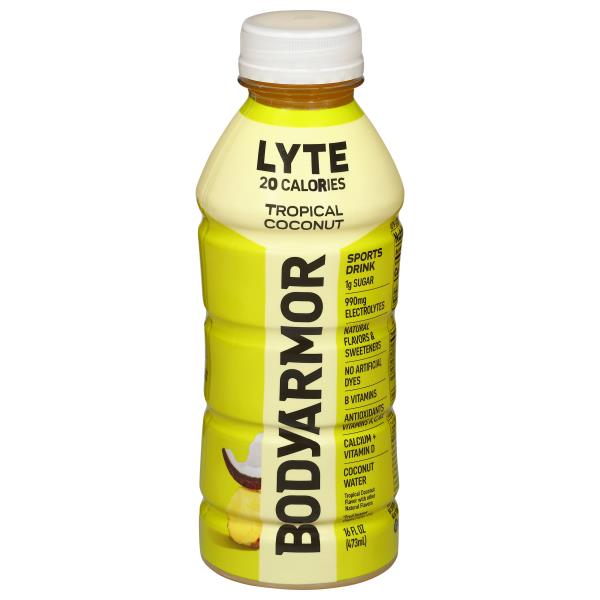BodyArmor Sports Drink, No Sugar Added, Lyte, Tropical Coconut Publix