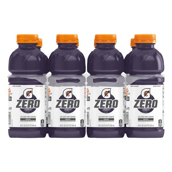 Gatorade Zero Zero Sugar Thirst Quencher, Grape Publix Super Markets
