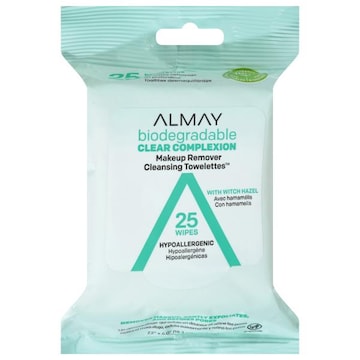 Almay Makeup Remover Cleansing Towelettes, Clear Complexion, Biodegradable
