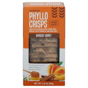 Nu Bake Phyllo Crisps, Apricot Honey