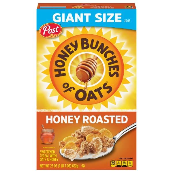 Honey Bunches Of Oats Cereal Honey Roasted Giant Size Publix Super Markets