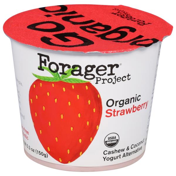 Forager Project Cashew & Coconut Yogurt Alternative, Strawberry