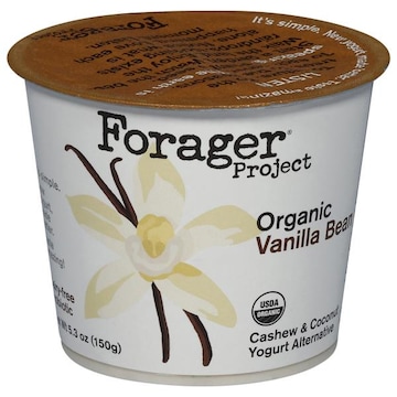 Forager Project Yogurt Alternative, Cashew & Coconut, Vanilla Bean, Dairy-Free, Organic, Probiotic