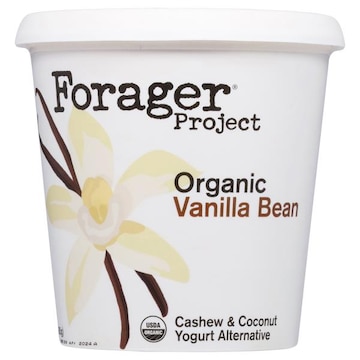 Forager Project Cashew & Coconut Yogurt Alternative, Vanilla Bean, Dairy-Free, Organic, Probiotic