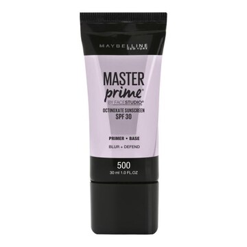 Maybelline Facestudio Master Prime® Primer Makeup, Protects with SPF 30 Blur+ Defend