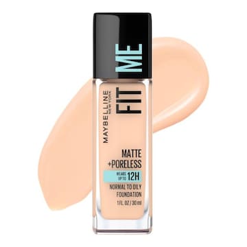 Maybelline Fit Me Matte + Poreless Liquid Foundation Makeup Ivory