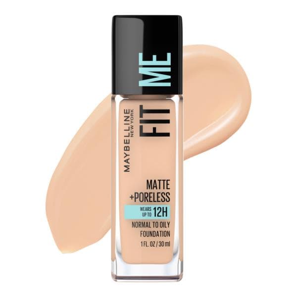 Maybelline Fit Me Matte + Poreless Liquid Foundation Makeup Nude