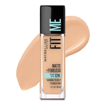 Maybelline Fit Me Matte + Poreless Liquid Foundation Makeup True Beige