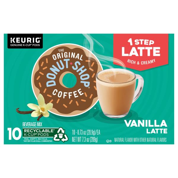 The Original Donut Shop Coffee, Vanilla Latte, K-Cup Pods | Publix ...